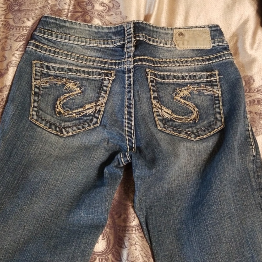 Silver jeans